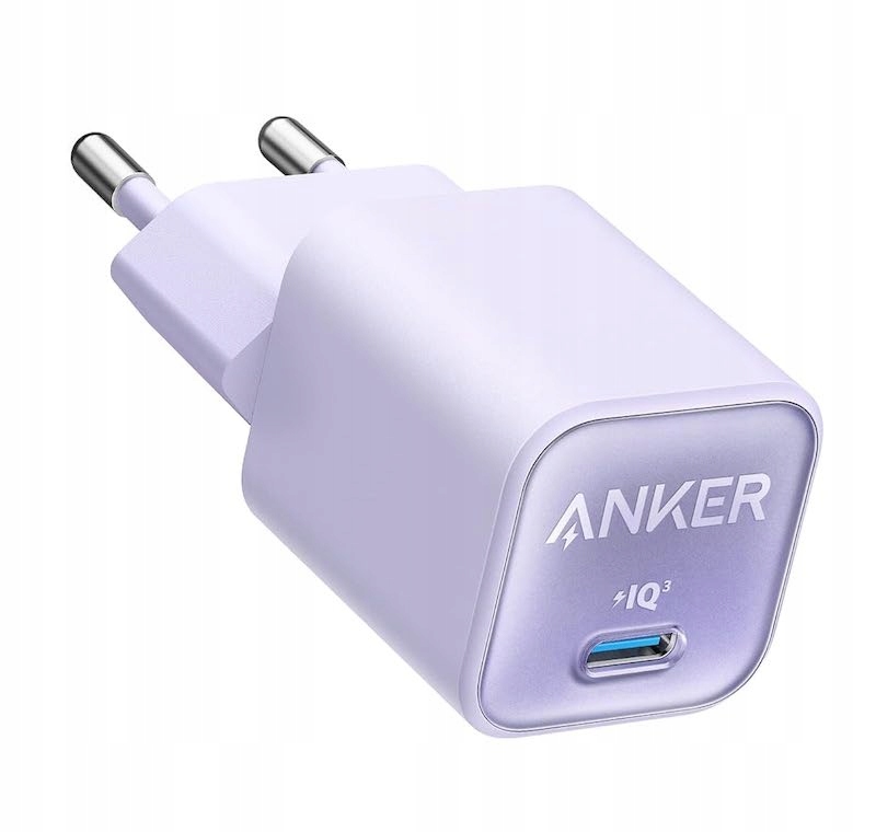 Ładowarka sieciowa Usb-c 30W Anker 511 Nano 3 GaN Piq 3.0 Pps Fast 25