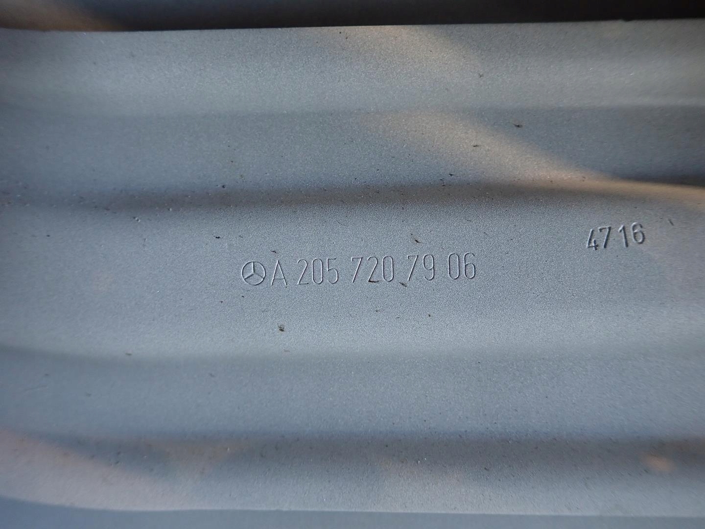 door front front left MERCEDES C-KLASA W205 2014- A2057207906