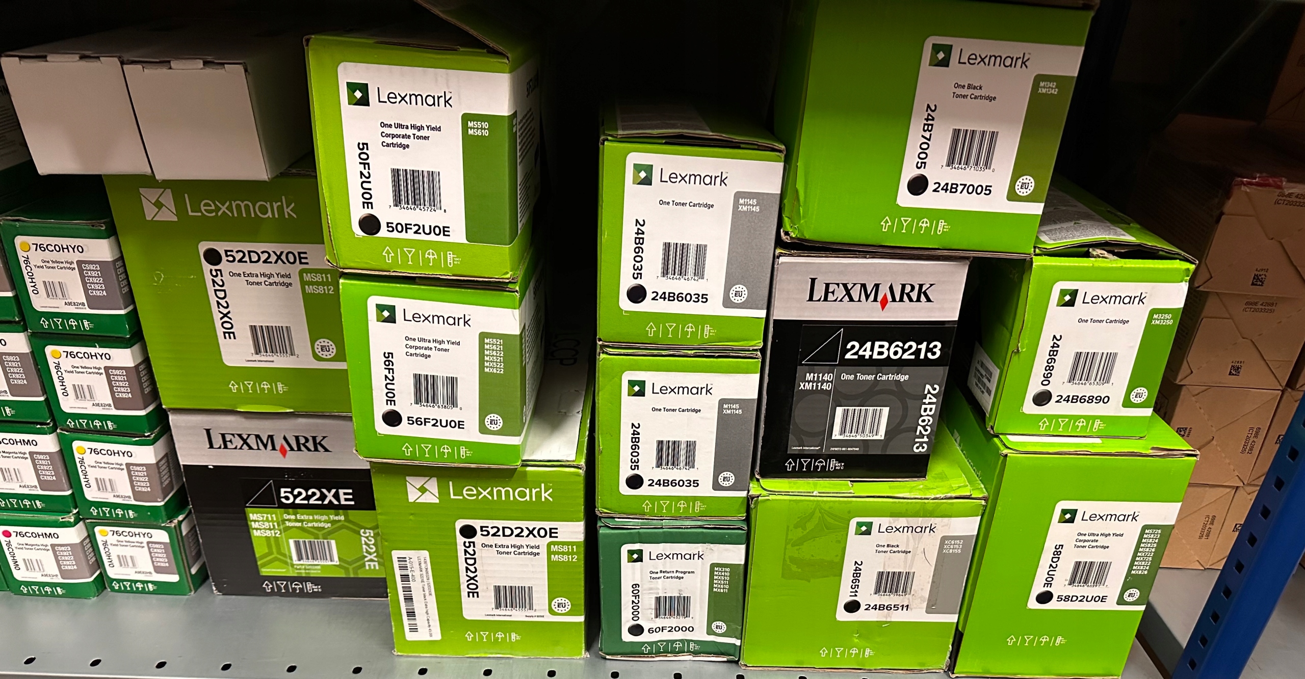 Toner Lexmark 522XE Originál 52D2X0E čierny (black) pre MS811