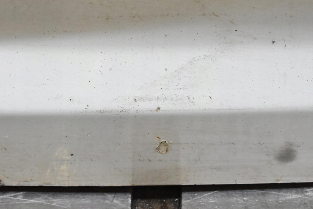 door rear. left SKRZYDLO BIALE FORD TRANSIT CUSTOM MK1 12-17