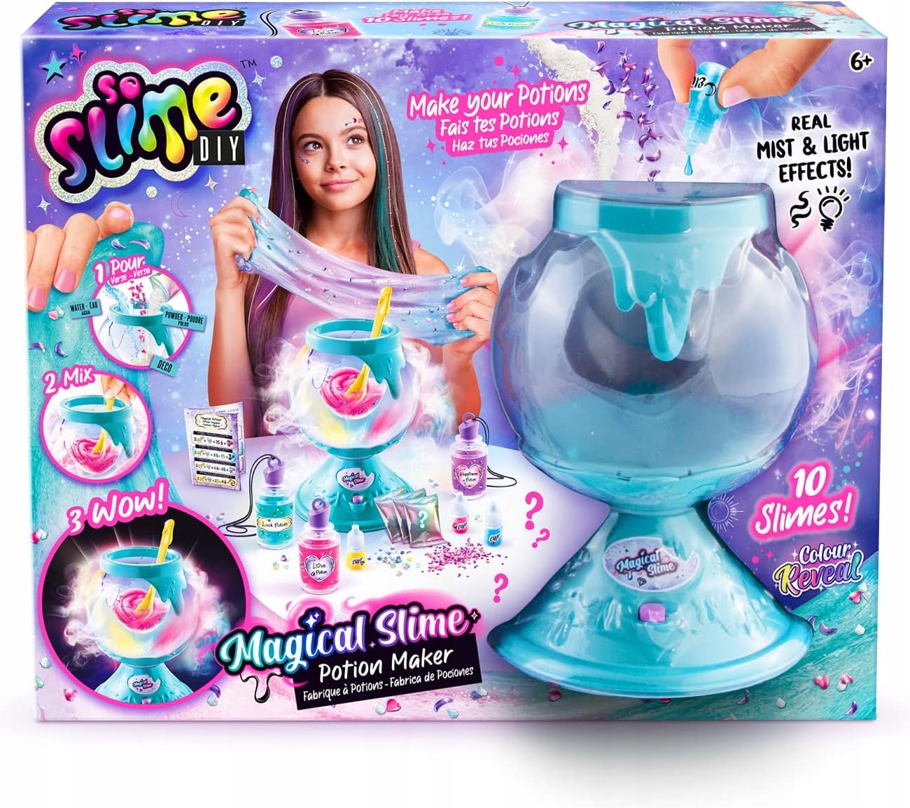 Coffret Potions Magiques Canal Toys - Magical Slime - 13 pièces - Slime -  Pâte à Modeler