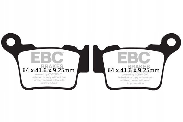 Brzdové doštičky Ebc EPFA368HH Extreme Pro (súprava na 1 kotúč)