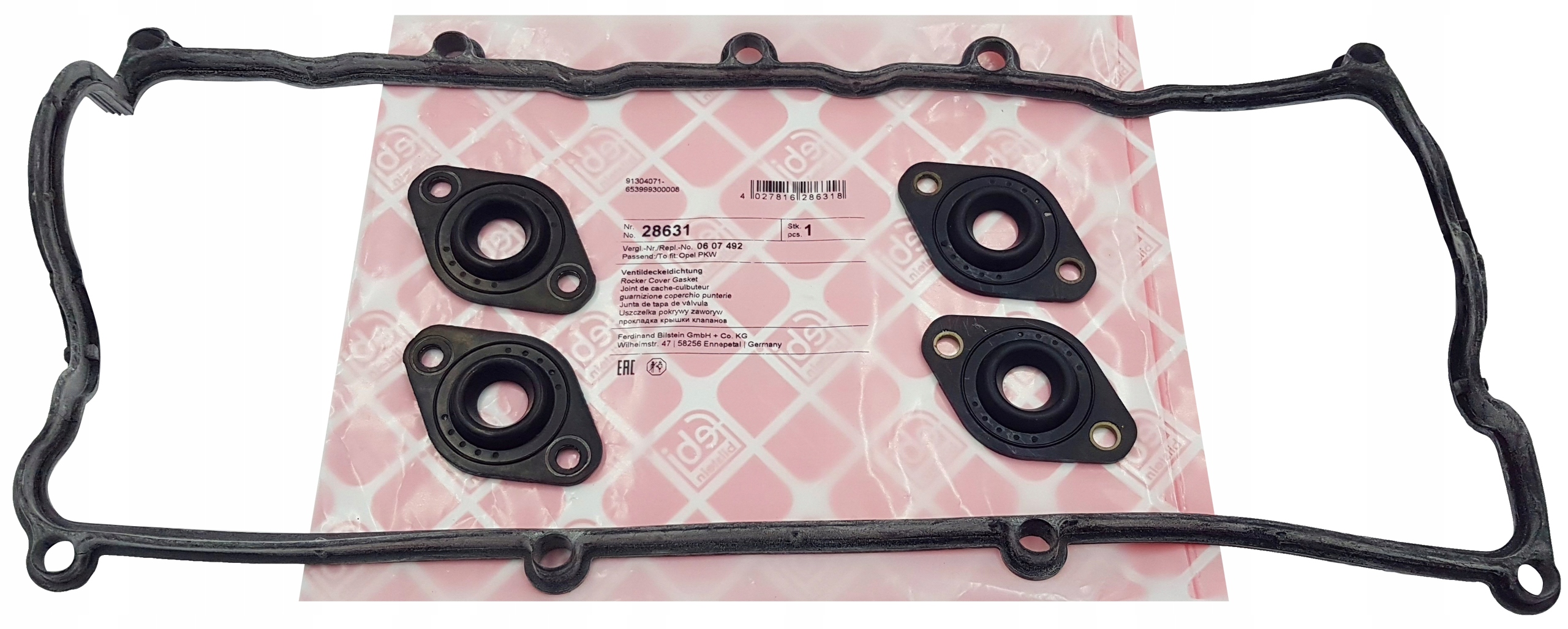 USZCZELKA POKRYWY KPL KOMPLET OPEL ASTRA G 1 7DTI