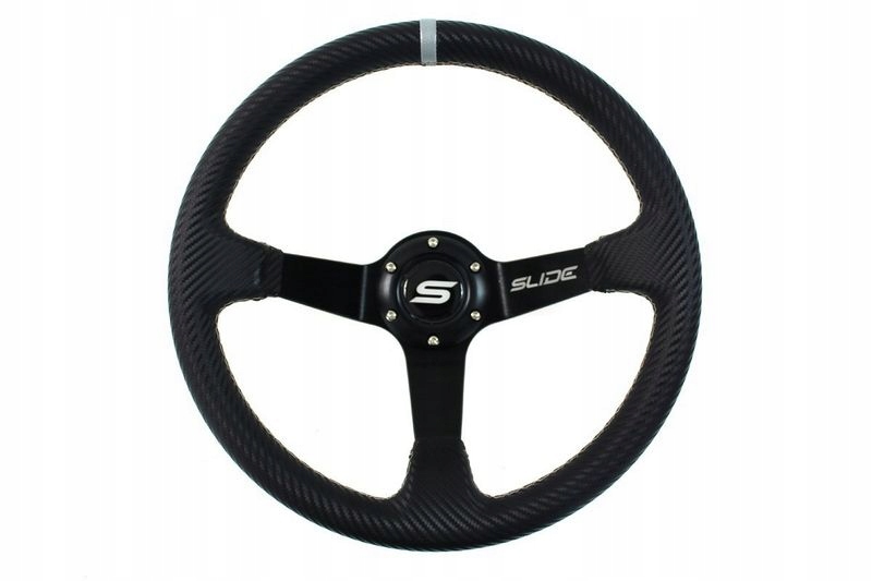 KIEROWNICA SPORTOWA SLIDE 350MM OFFSET 90MM CARBON Producent code PP KR 034