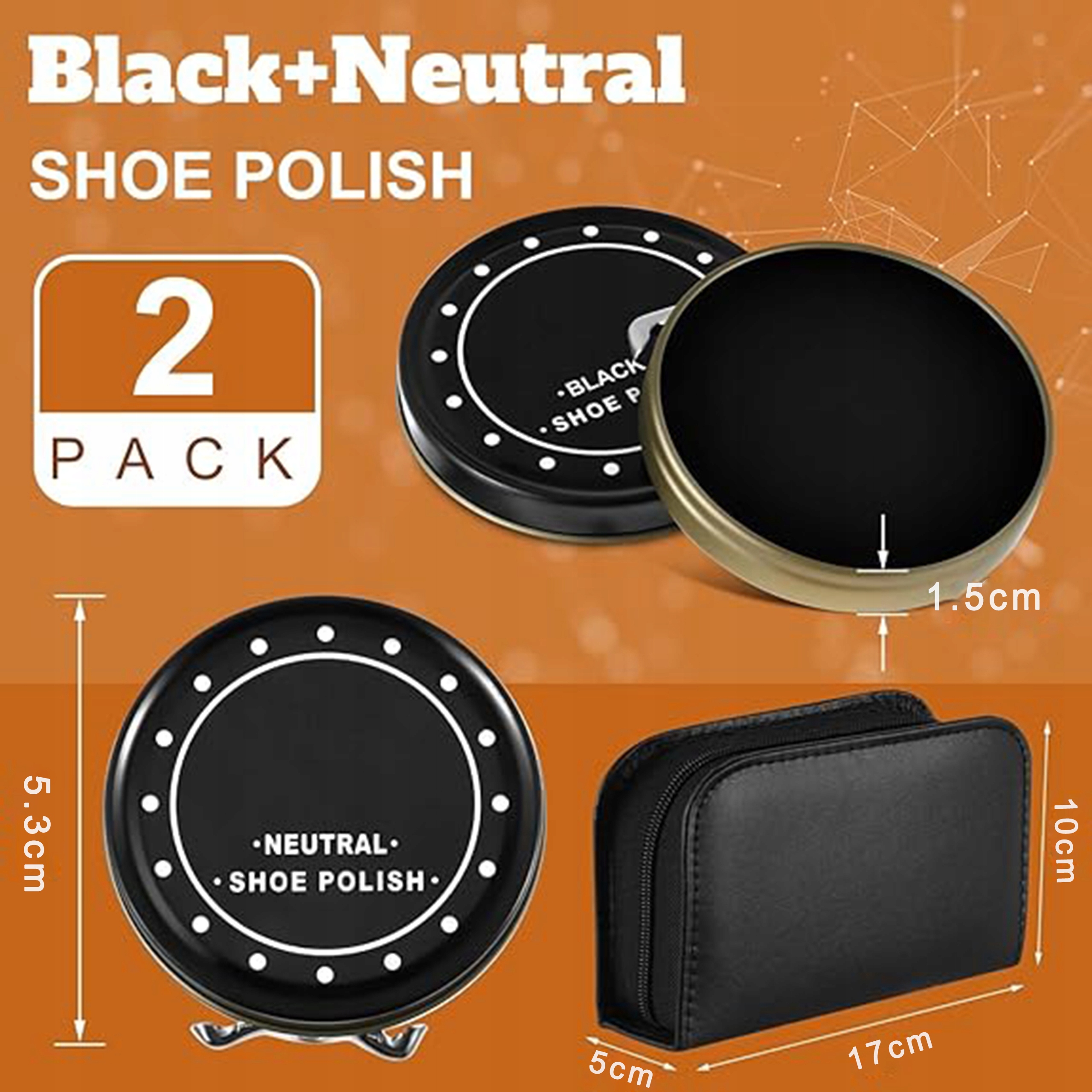 ZESTAW DO PIELĘGNACJI OBUWIA ZESTAW DO CZYSZCZENIA OBUWIA 8 ELEMENTÓW Marka bez marki