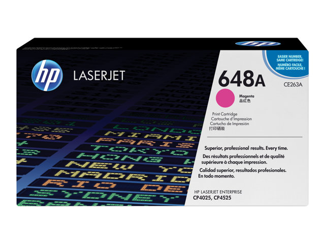 Toner Hp 648A CE263A červený (purpurový)