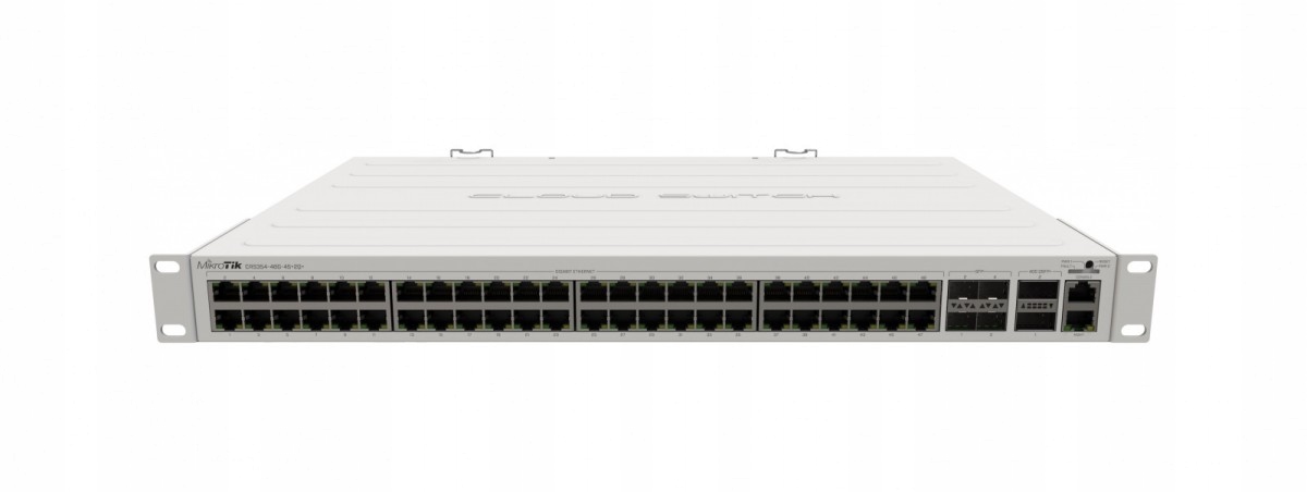 Mikrotik Prepínač 48xGbE4 Sfp+ CRS354-48G-4S+2Q+RM