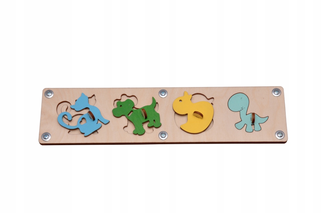 

Puzzle Zwierzątka Do Tablicy Manipulacyjnej Kolor