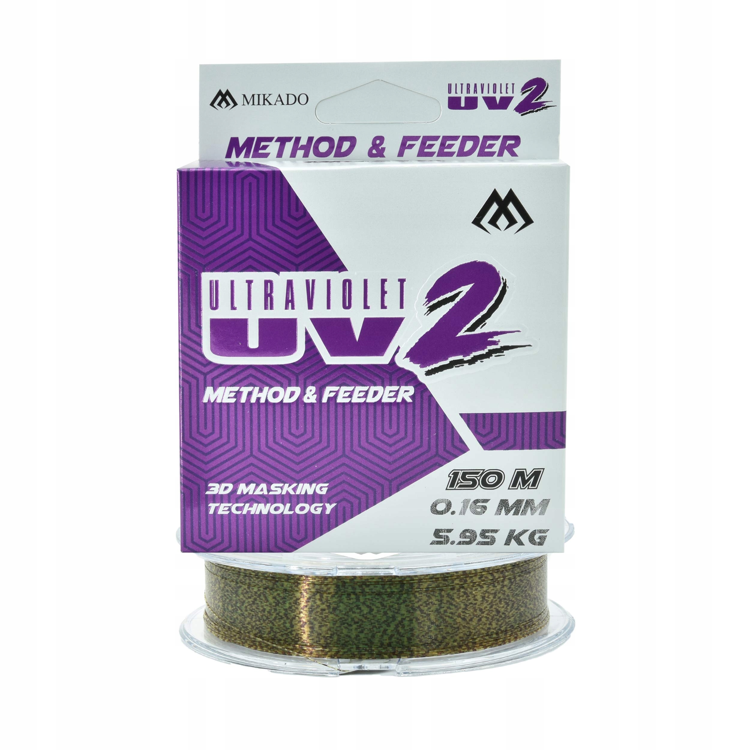 Żyłka Mikado Ultraviolet II Meth&Feeder 0.16mm 150m 5,95kg 1szt.