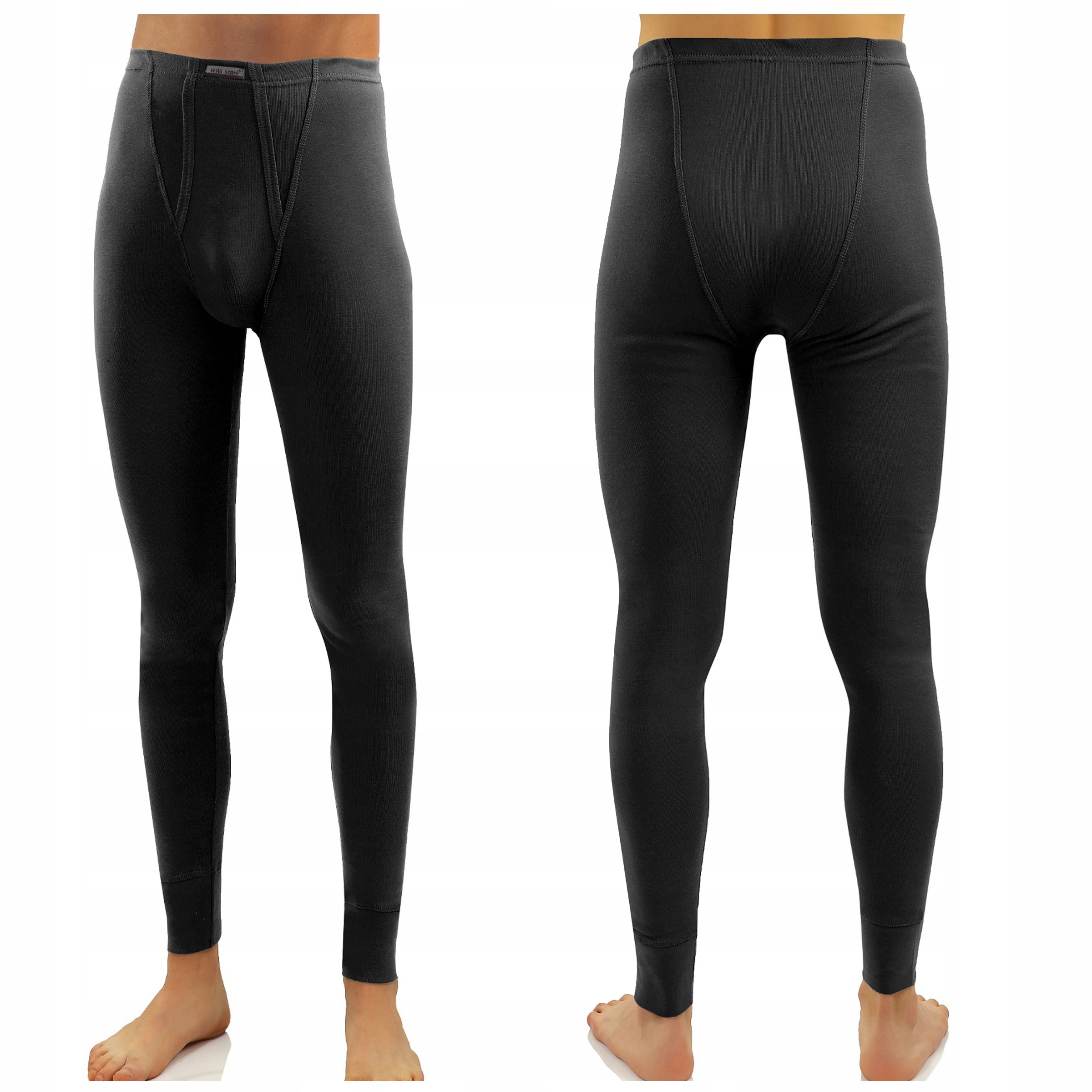 

bawełniane Ciepłe Kalesony męskie zwężane na zimę