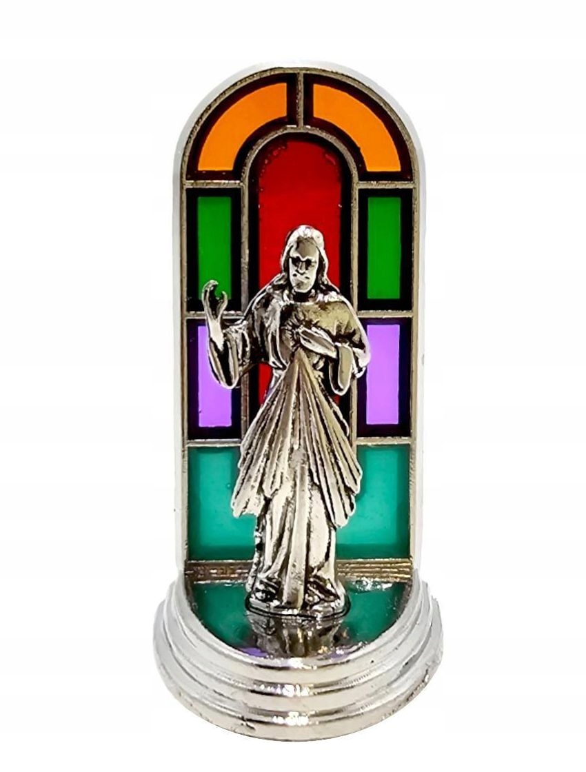 Witrażyk Jezus Miłosierny 6,5CM