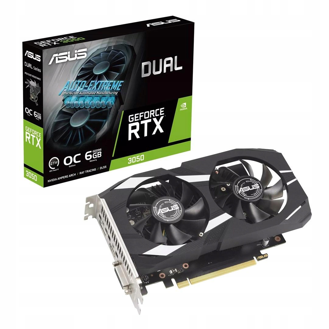 Karta graficzna Asus Dual GeForce Rtx 3050 Oc 6GB