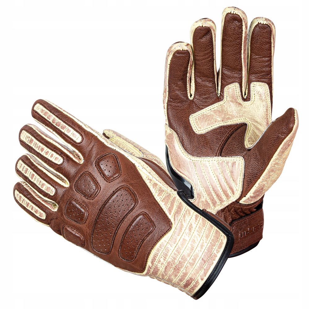 

Skórzane rękawice motocyklowe W-tec Retro Gloves L