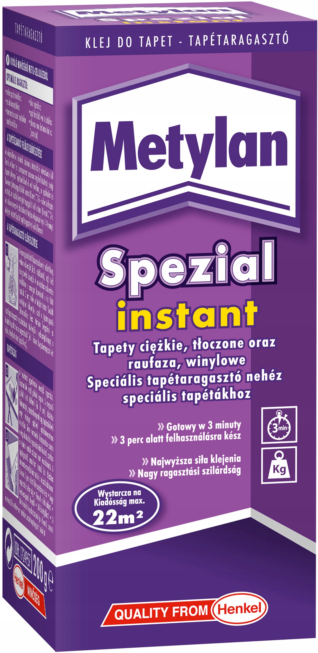 

Klej do tapet winylowych Metylan Spezial Instant