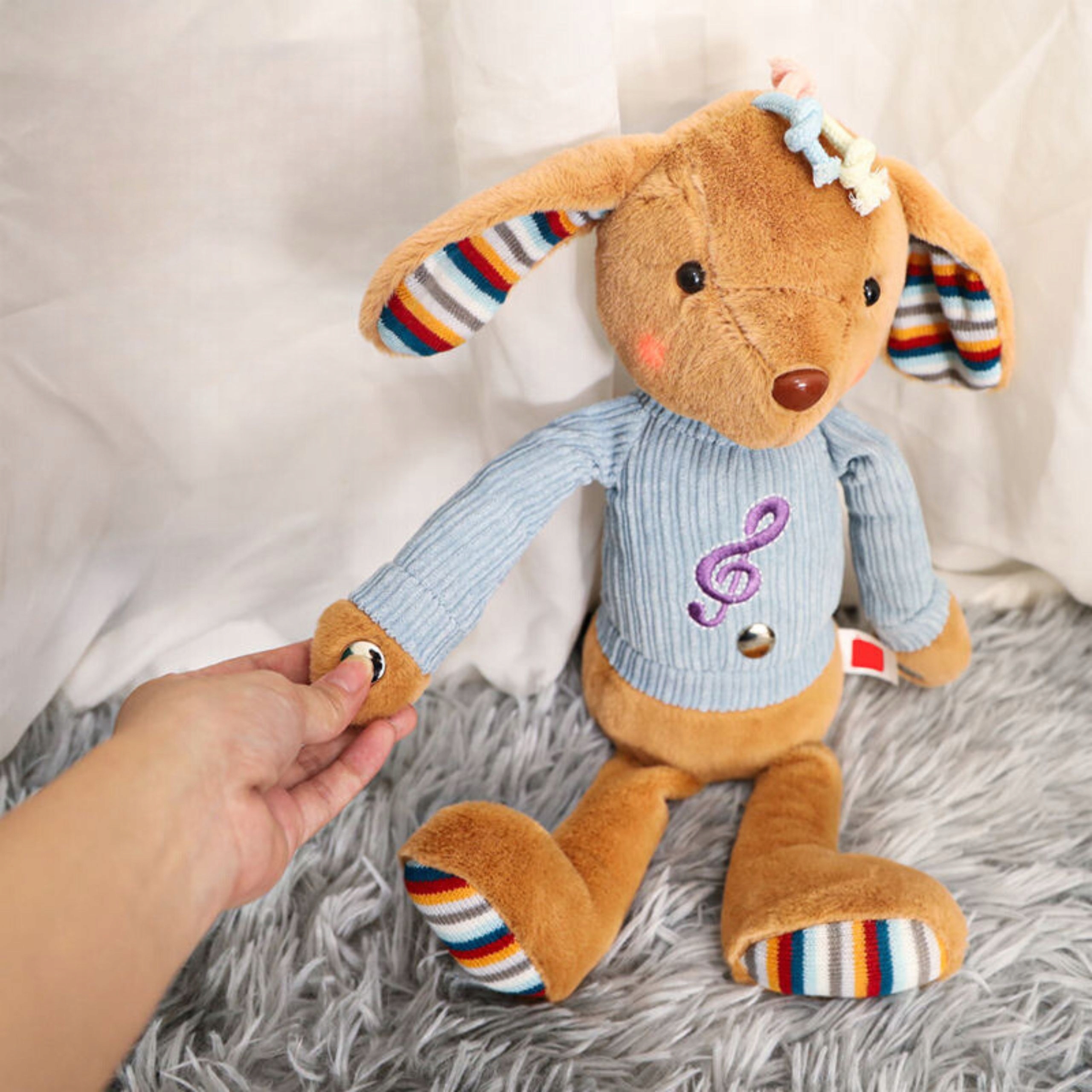 INTERAKRTYWNA PRZYTULANKA MIŚ PIESEK RÓŻNE DŹWIĘKI ŚWIATŁO USYPIACZ MASKOTK EAN (GTIN) 5906280650735