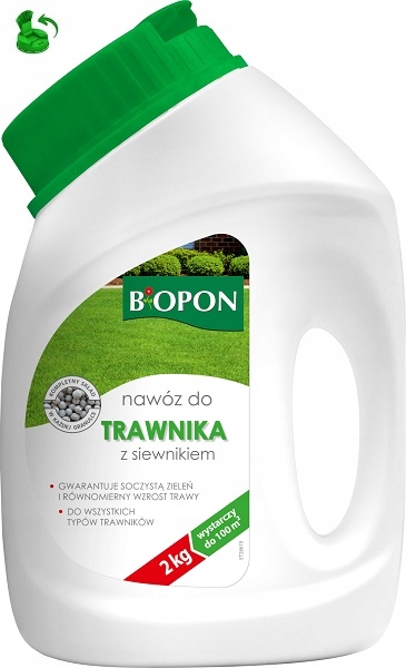 

Biopon nawóz granulat do Trawnika z siewnikiem 2kg