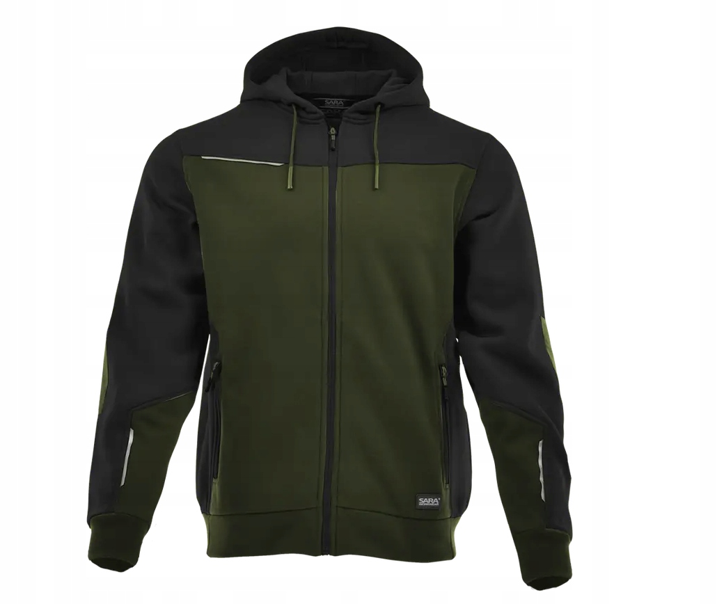 Bluza Dresowa, Robocza Rozpinana Comfort Plus Sara oliwka r. 2XL