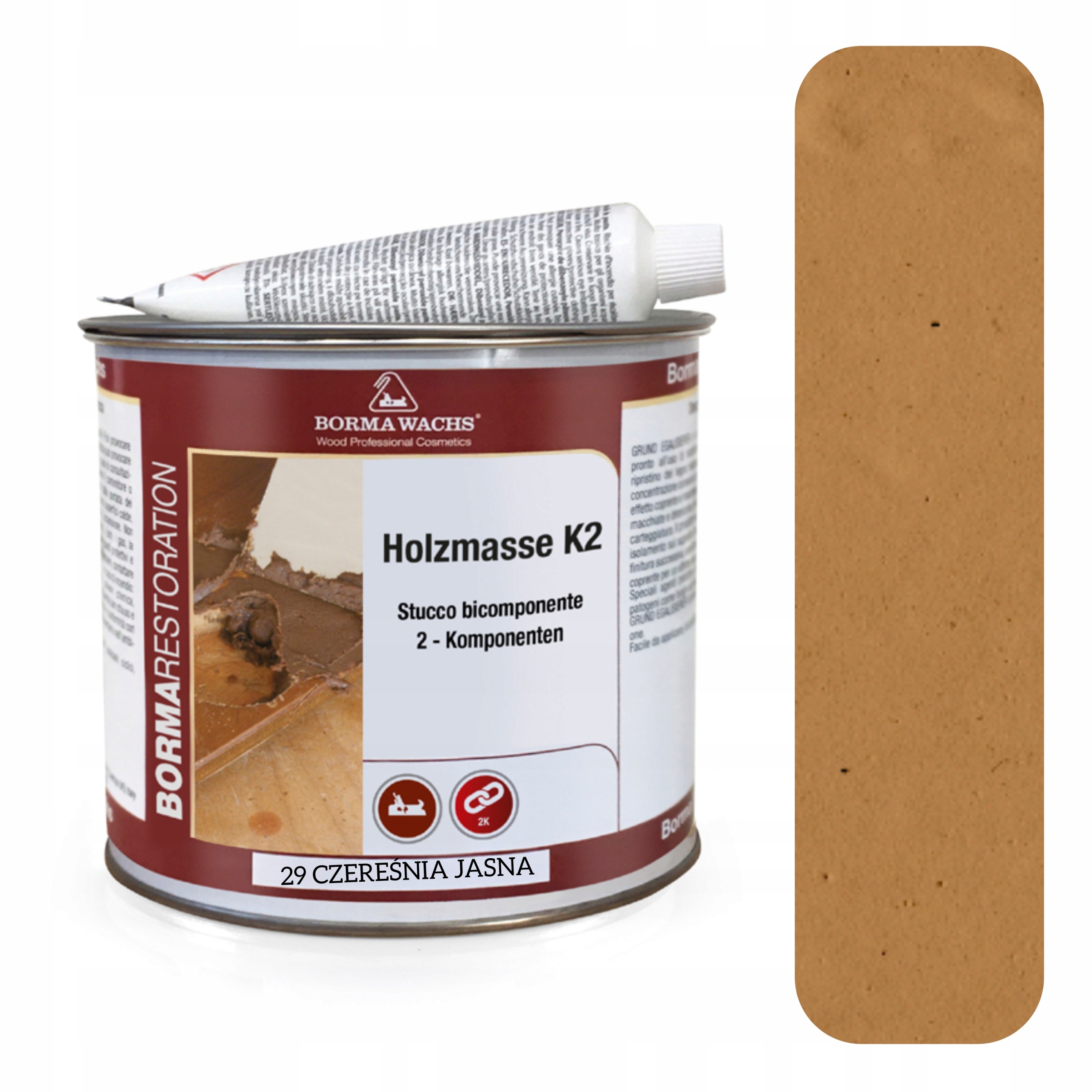 

Szpachla Do Drewna/Holzmasse K2 Czereśnia Jasna 29