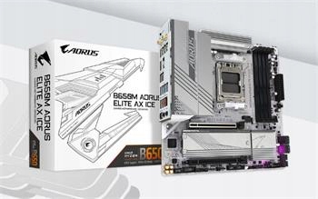 Gigabyte Mb Sc AM5 B650M Aorus Elite Ax Ice, Amd B650, 4xDDR5, 1xDP, 1xHDMI