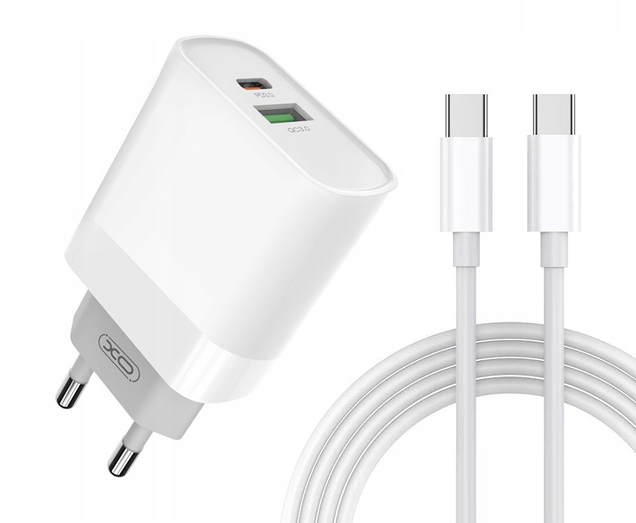 

Ładowarka sieciowa Usb Usb-c Pd Qc kabel Usb-c