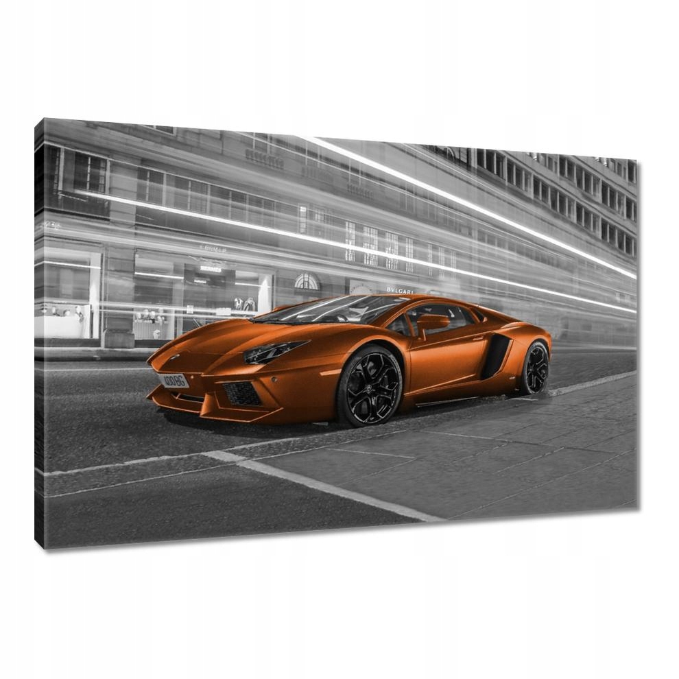 

Obrazy 90x60 Pomarańczowa fura