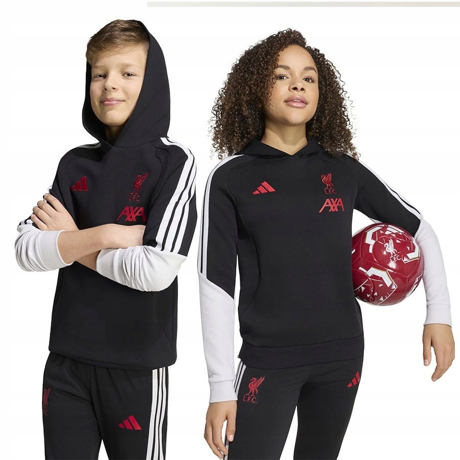 Bluza adidas Liverpool Fc Tiro 26 Hoody Junior KB5754 Czarny, 164 CM