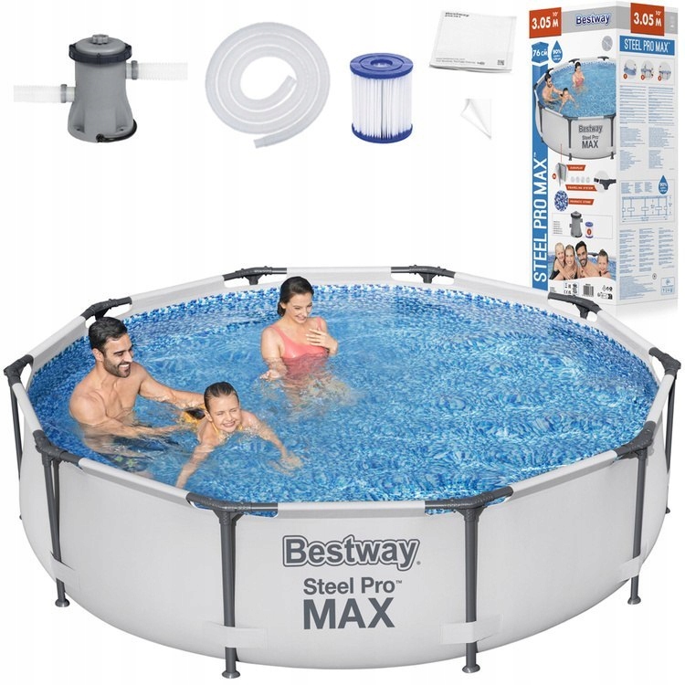 Bestway Bazén Rámový 4678L 305x76 cm 8v1 56408