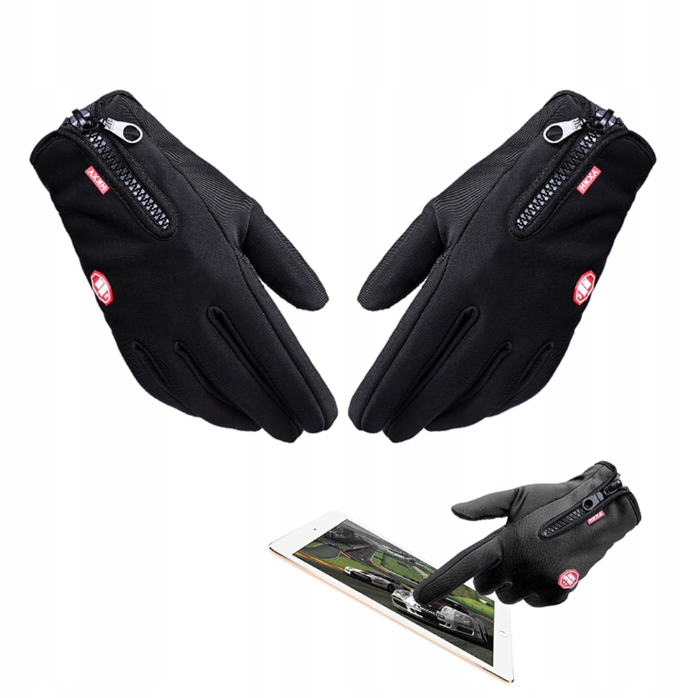 RĘKAWICE RĘKAWICZKI ZIMOWE WODOODPORNE NA DOTYK XS