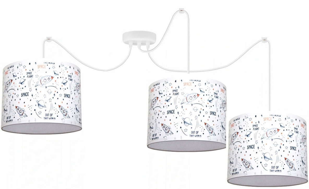 

Lampa wisząca Pajak Rakiety 3 żyrandol loft