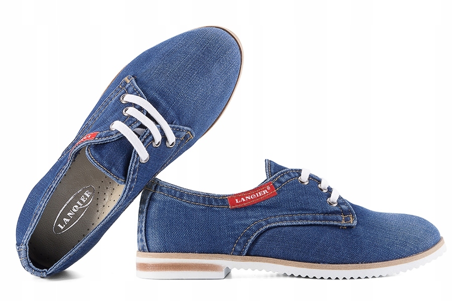 Lanqier 42C220 Dámské Polobotky Jeans 38 Jeans