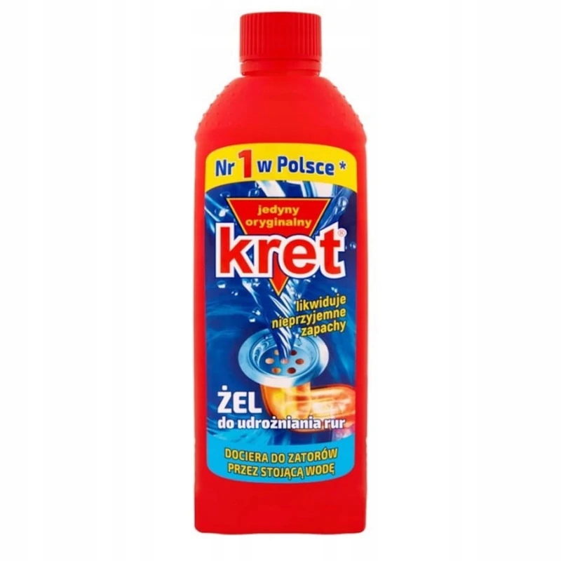 

Kret Żel do udrożniania rur 500g