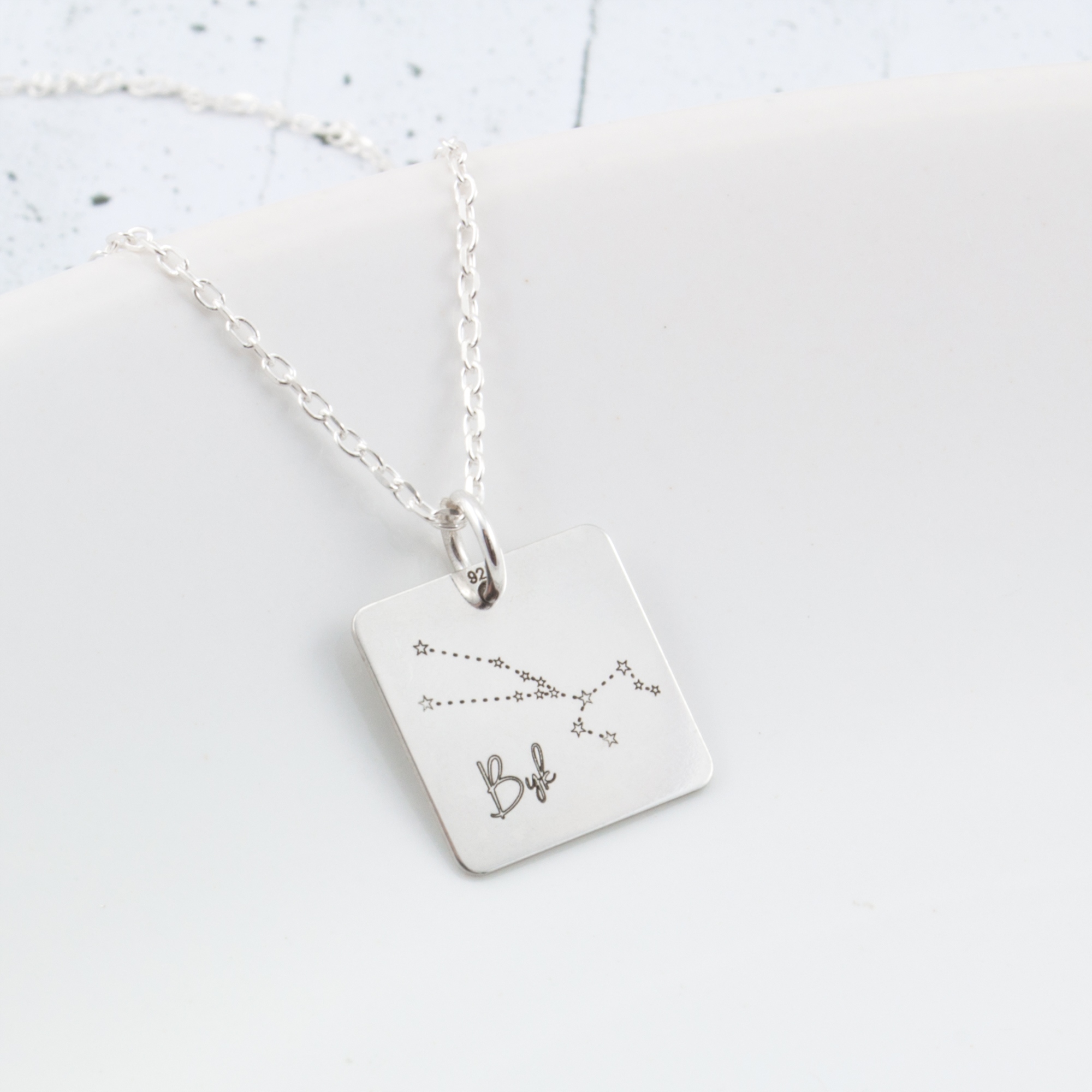 

Naszyjnik Byk srebrny znak zodiaku srebro 70 cm