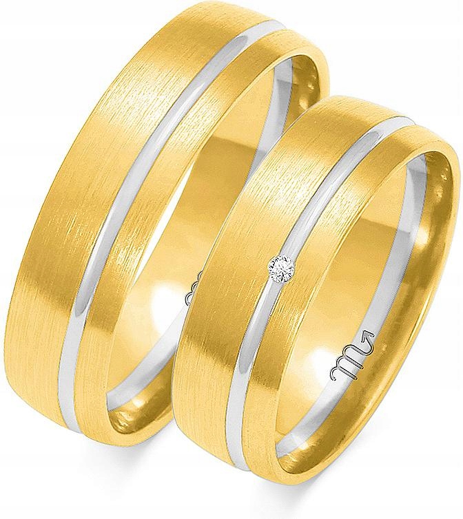 Moderní snubní prsten z bílého zlata 585, rok 26 27 28, svatební prsten pro nevěstu