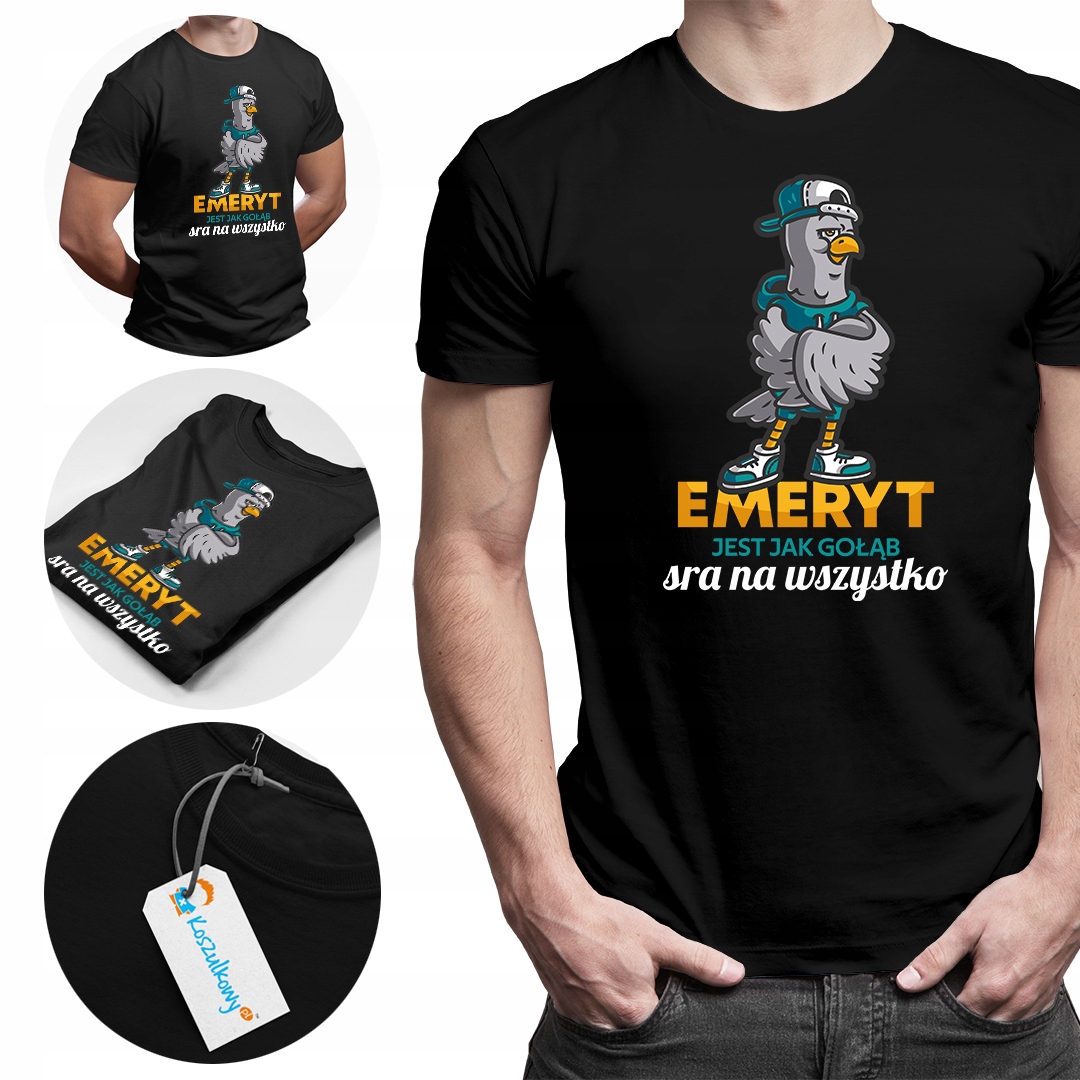 

Śmieszny Emeryt Jak Gołąb Koszulka