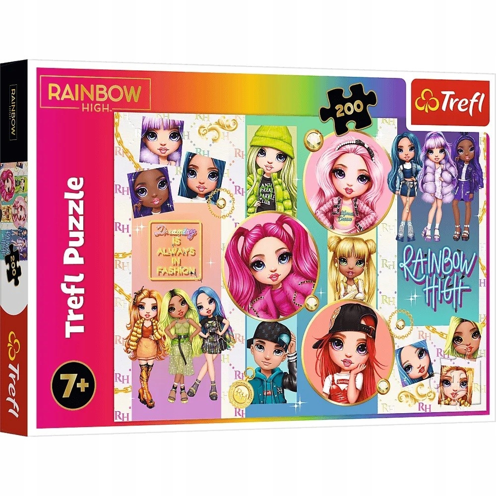 

Puzzle 200 Rainbow High Przyjaźń 13289