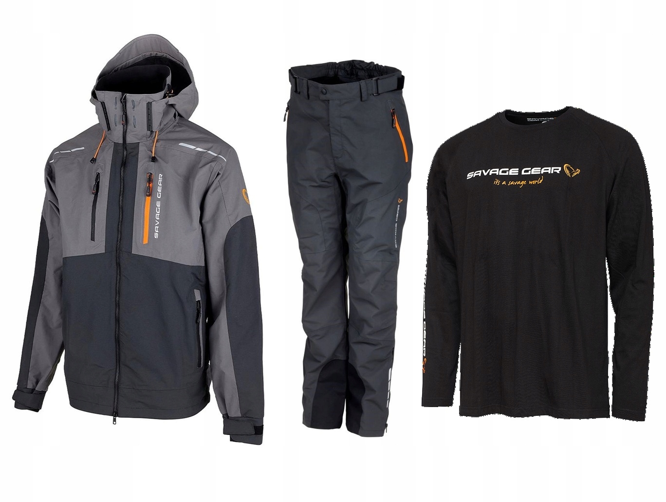 Savage Gear Kombinezon Wp Performance Gunmetal koszulka r L