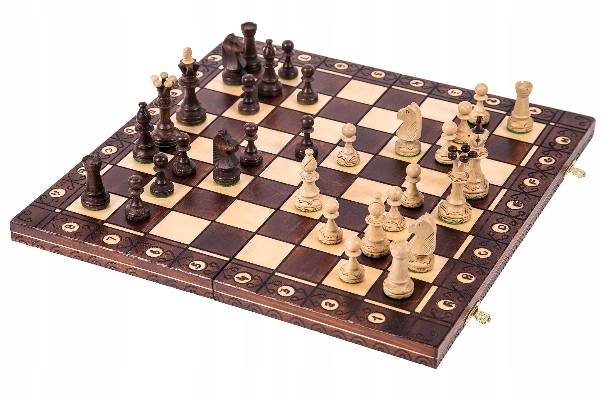 

Square Szachy drewniane Consul Lux 48 x 48 cm