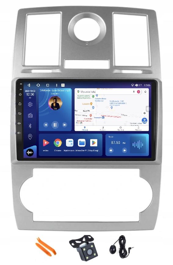 Rádio Android Navigácia Qled 2K Carplay 128GB Lte Gps Chrysler 300C 1 04-11