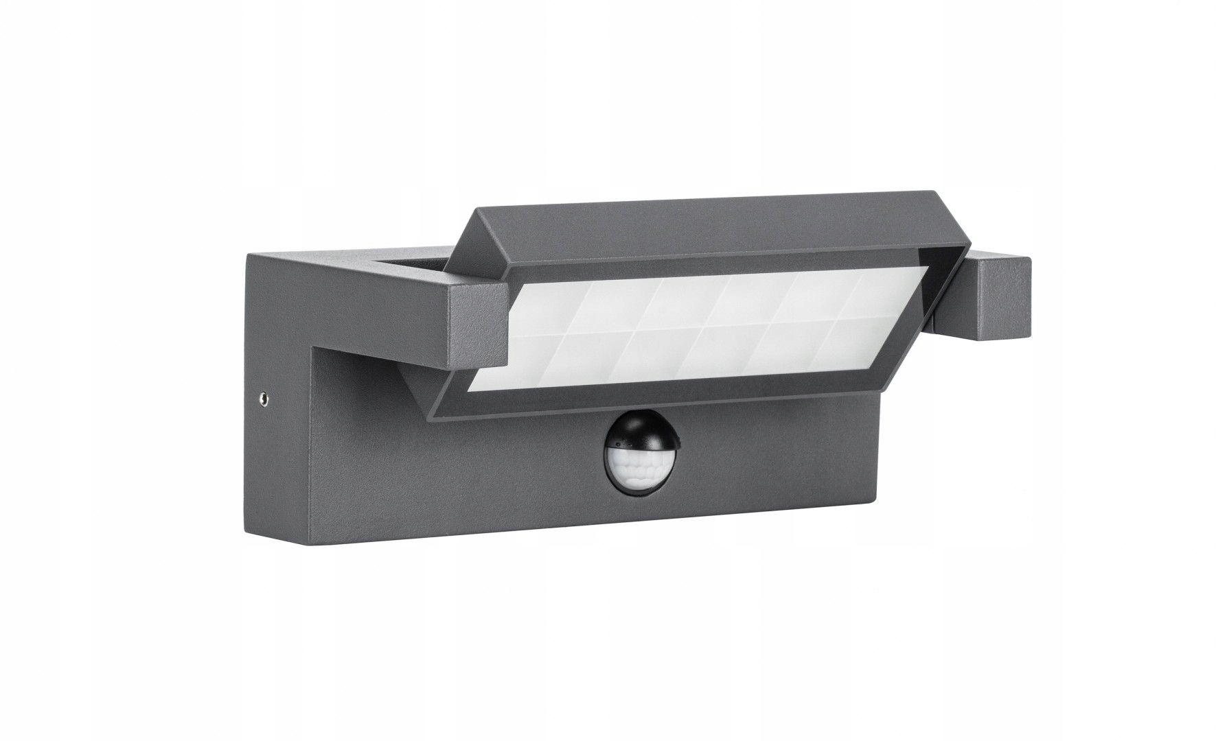 Vonkajšie nástenné svietidlo s Led snímačom pohybu 21W lampa nad garáž Antracit IP65