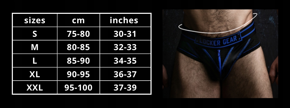 JOCKSTRAP LOCKER GEAR LK0121 HARD FETISH JOCKS S Fason Slipy