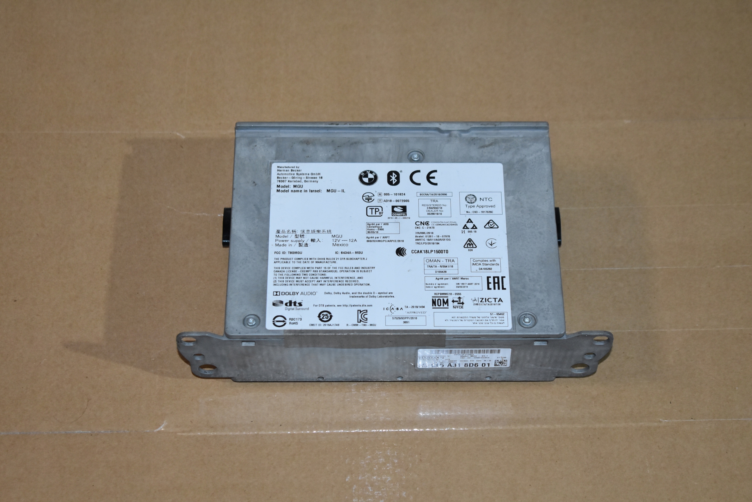 IDEALNA navigation MGU HARMAN KARDON BMW 1