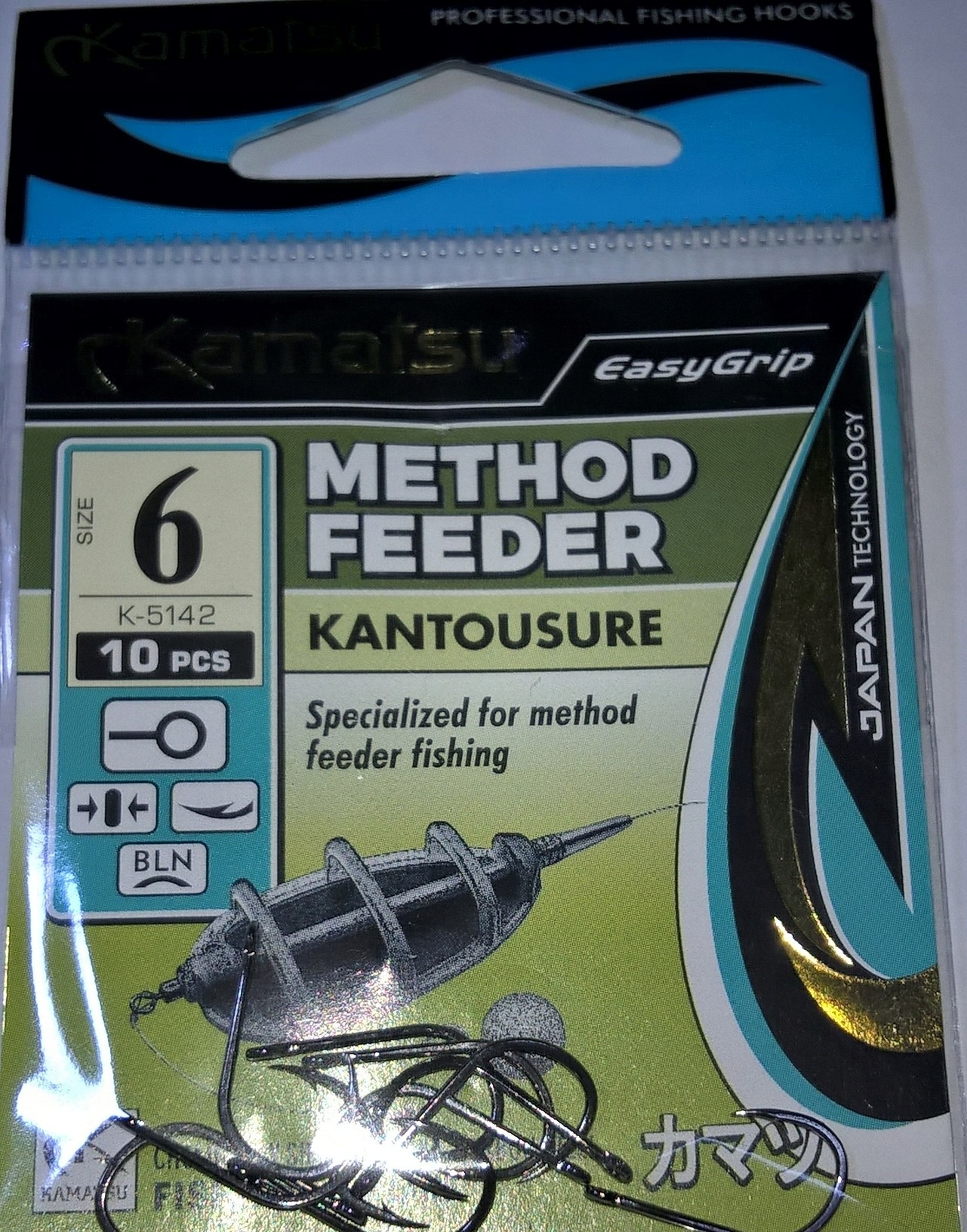Haczyk Kamatsu Kantousure Method Feeder 6 Bln oczk