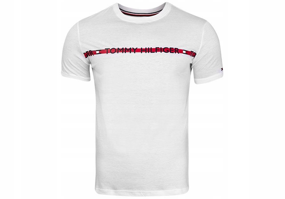 

Tommy Hilfiger Koszulka Męska T-shirt White r. XL