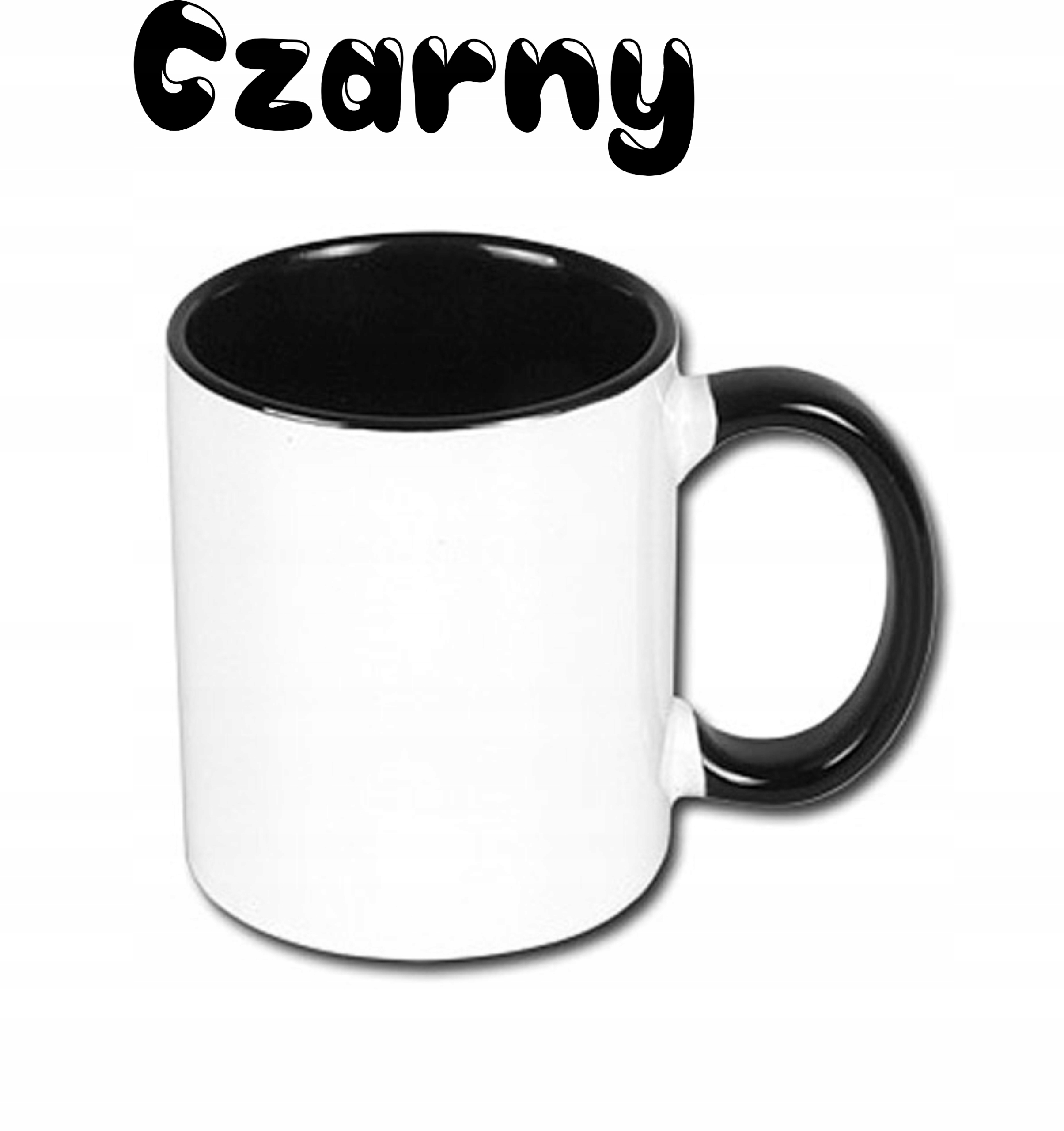 

Dopłata Kubek Kolorowe wnętrze i ucho Czarny