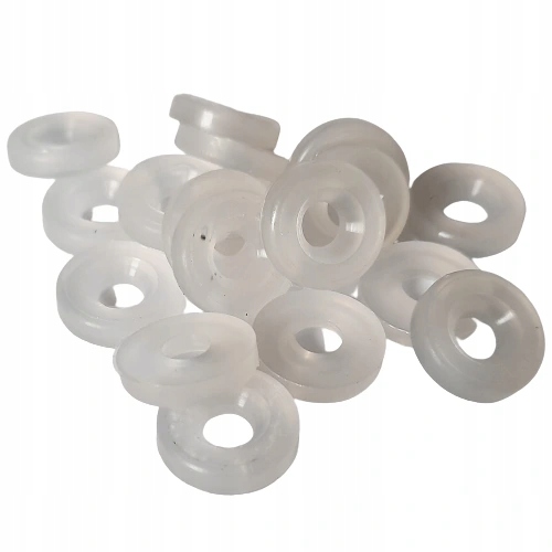 Plastová podložka pod šroub fi4 mm mléčná 1000 ks