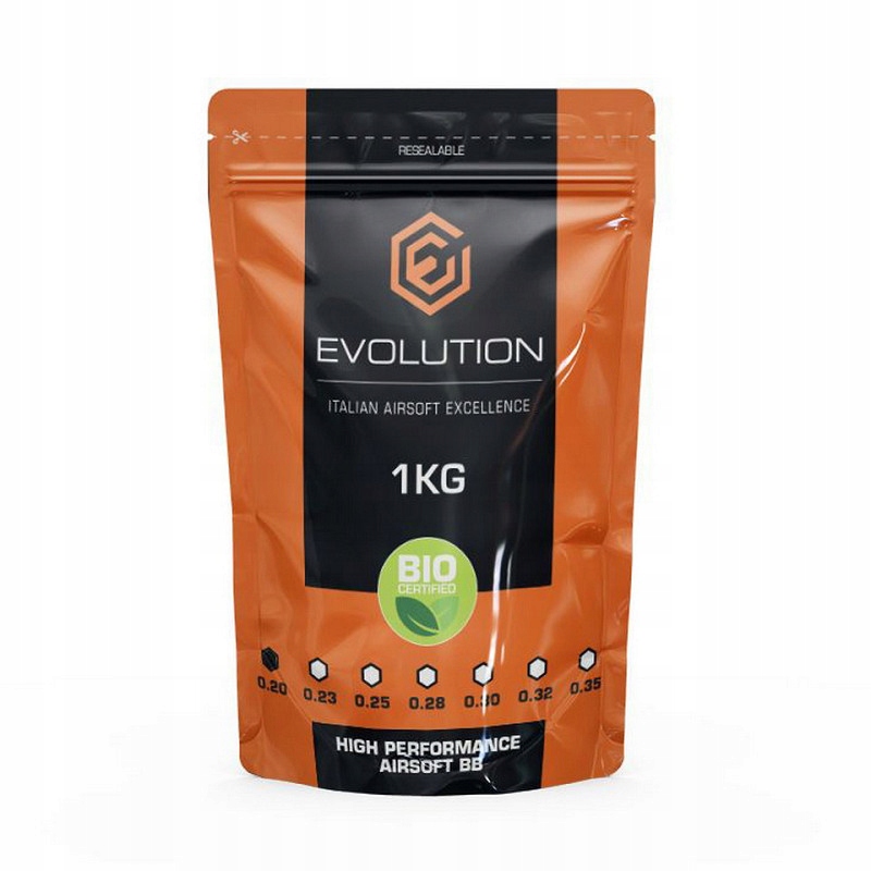 Kulki Asg Evolution BBs Bio 0,20g High Performance 1kg Biodegradowalne