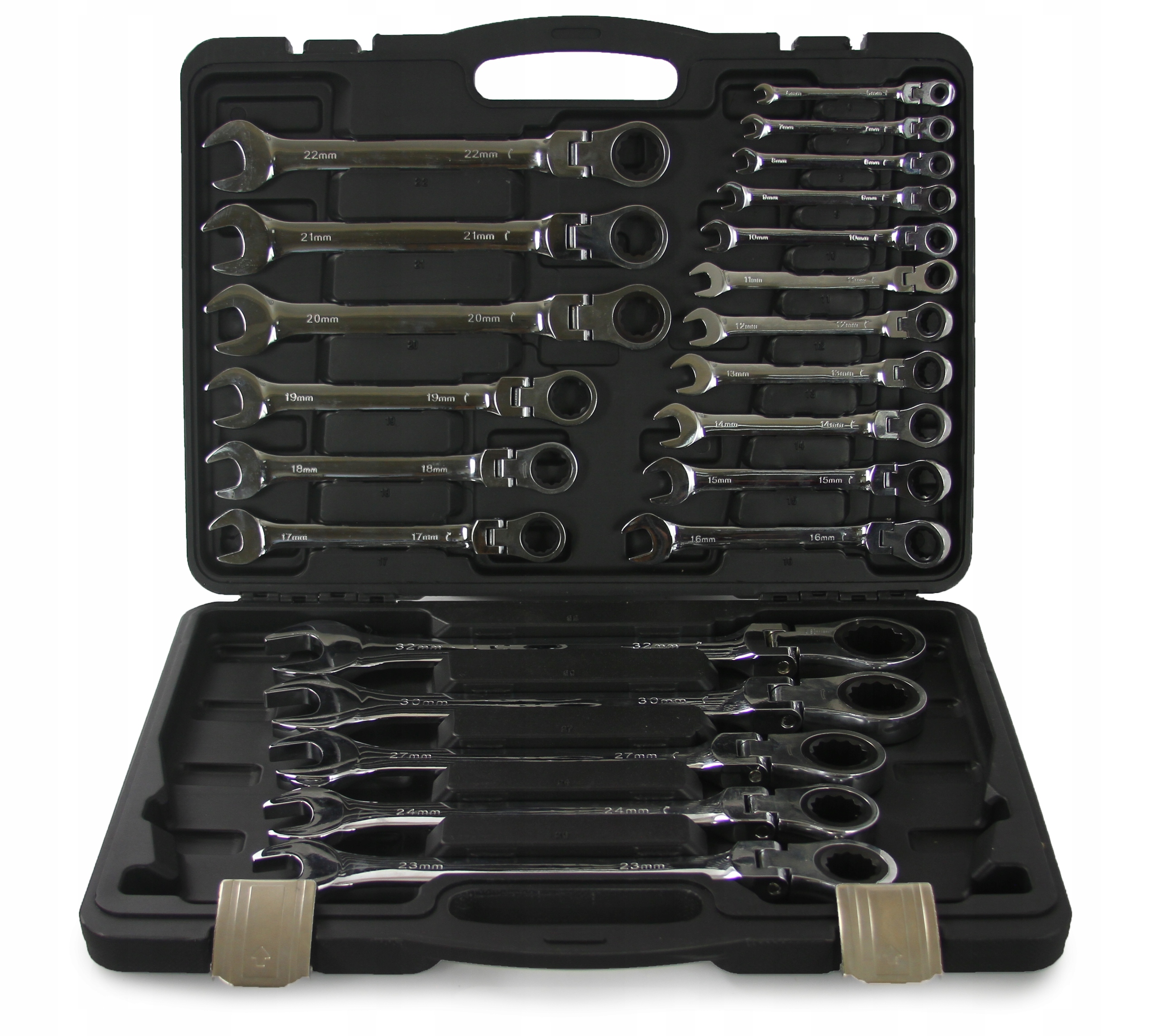 KLUCZE PLASKO OCZKOWE Z GRZECHOTKA LAMANE 6 32 Mark Mar Pol