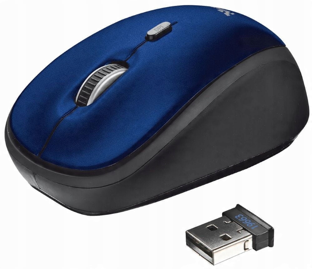 Trust Mysz bezprzewodowa Yvi Wireless Mini myszka