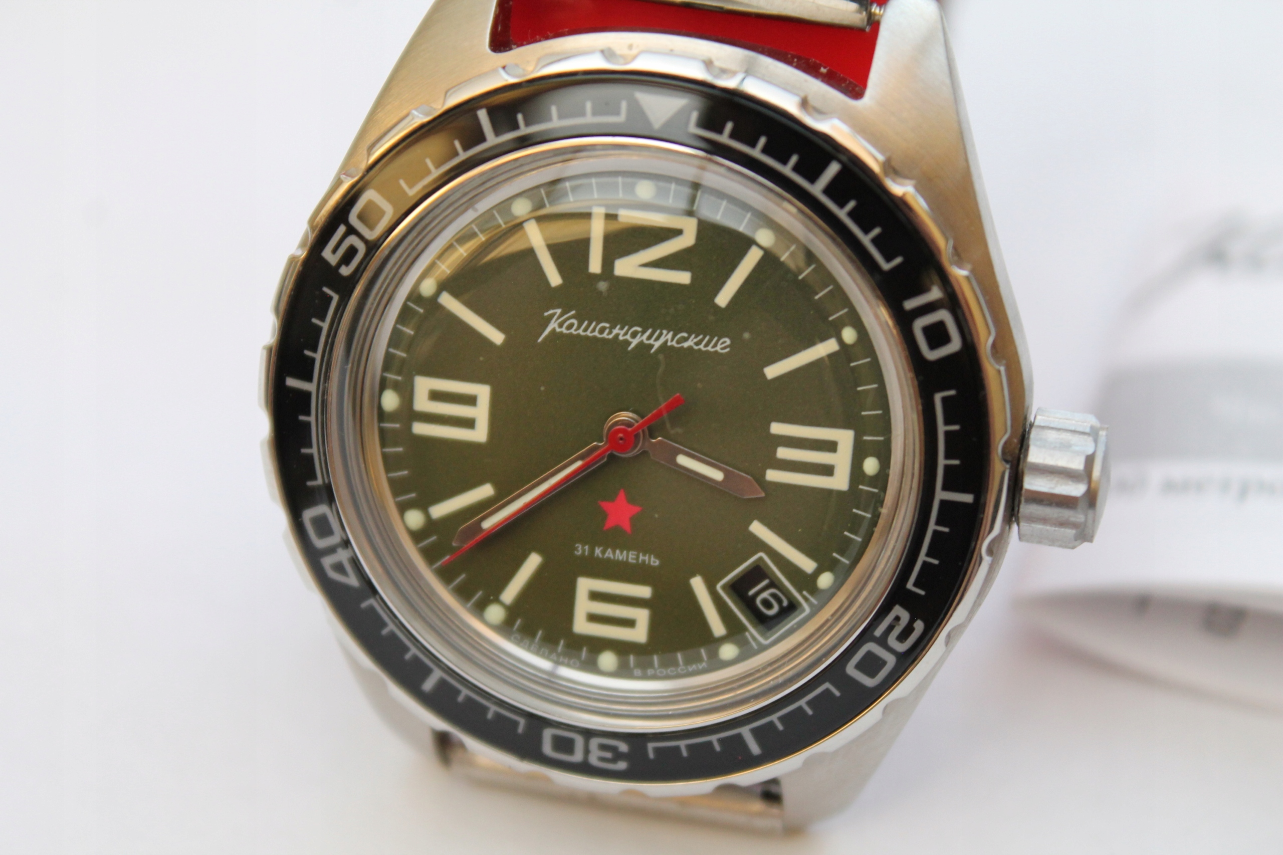 Wostok Vostok K-020 Ocel Automat 200 m Nový 020715