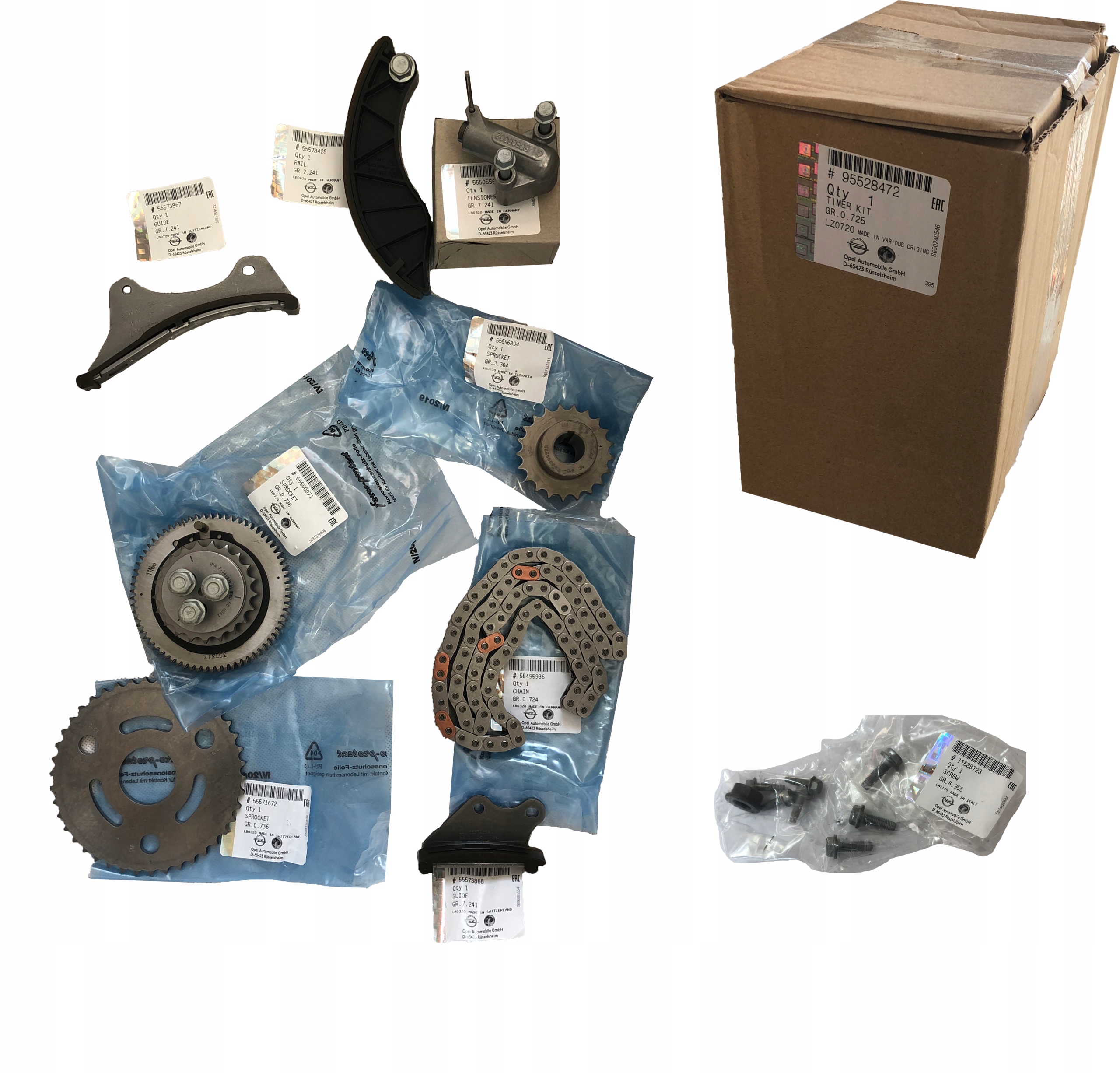 95528472 - ЛАНЦЮГ ГРМ OPEL ASTRA J K MOKKA 1.6 CDTI OE